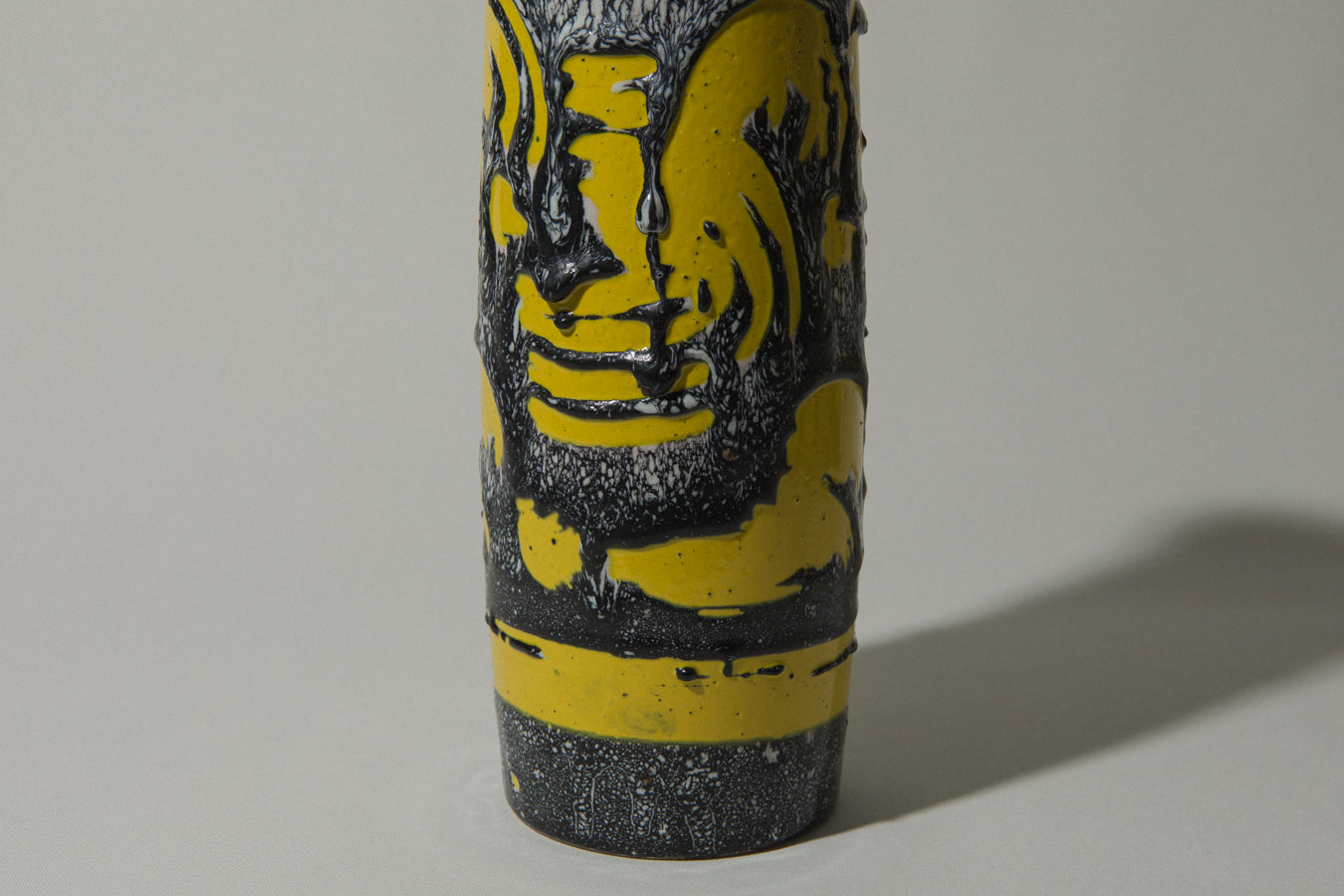 Vintage ceramic cylinder VASE _ 486