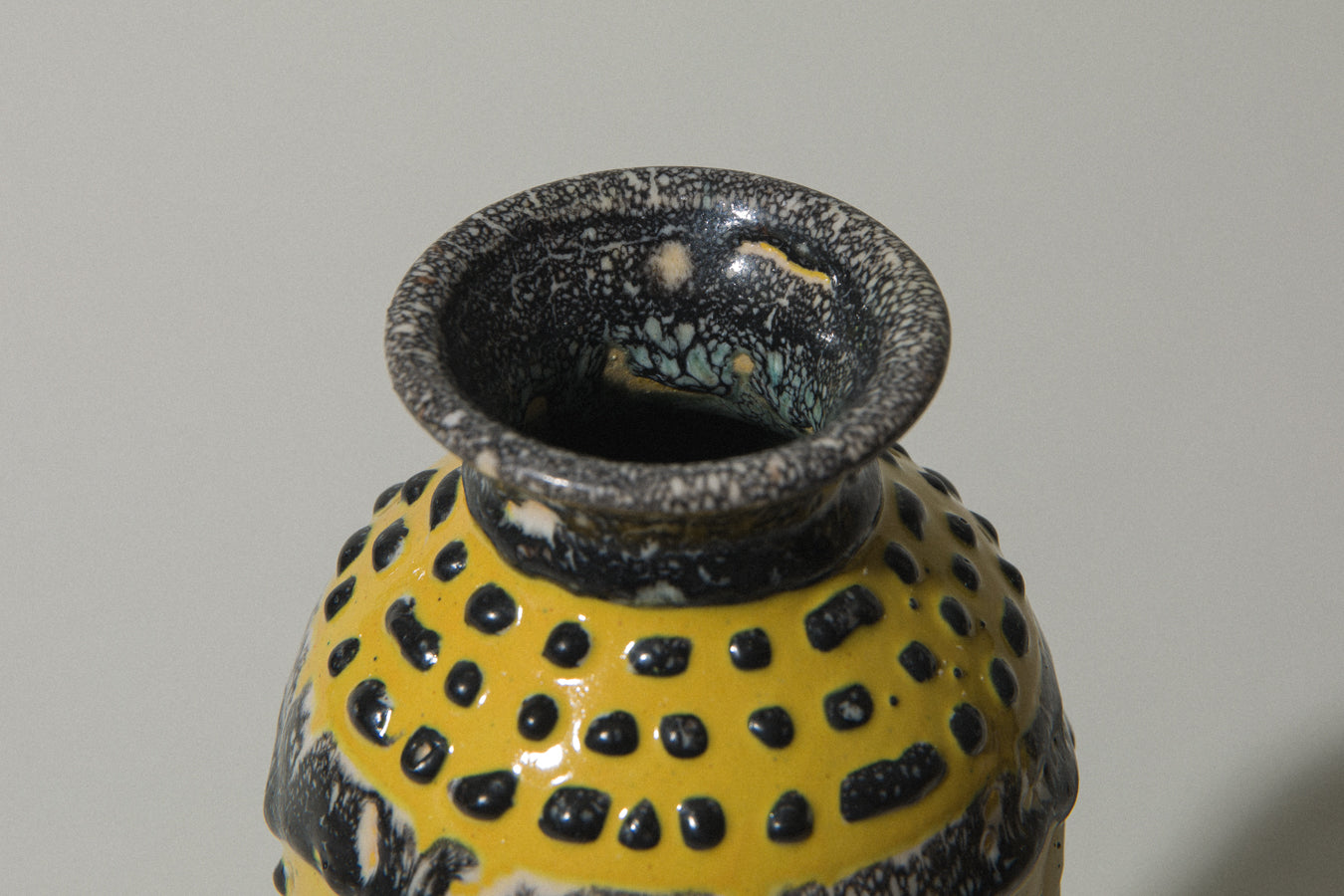 Vintage ceramic cylinder VASE _ 487