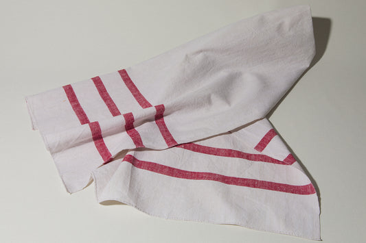 Vintage red-striped TOWEL