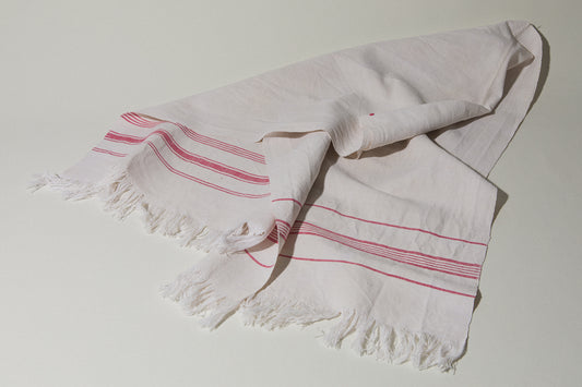 Vintage red-striped TOWEL