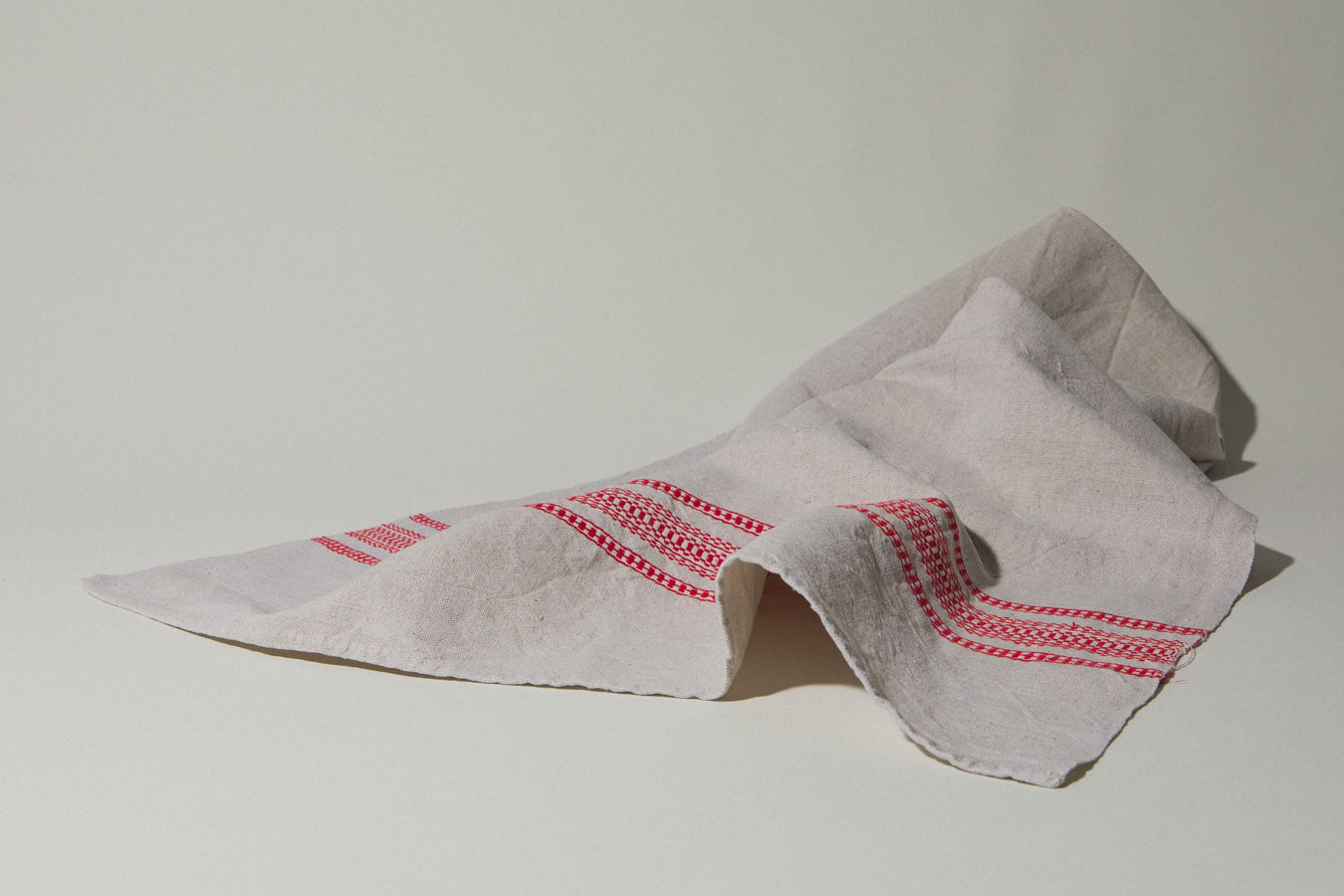 Vintage red-striped TOWEL