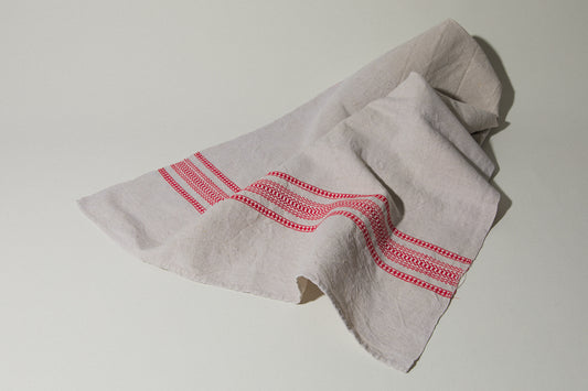 Vintage red-striped TOWEL