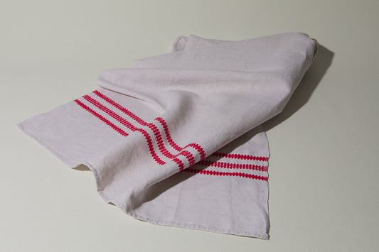 Vintage red-striped TOWEL