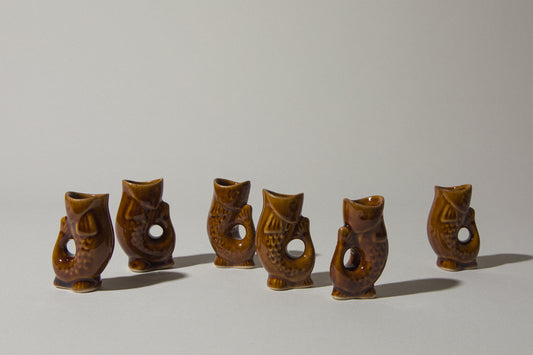 Set of six fish-shaped SHOOTER GLASSES _ 550