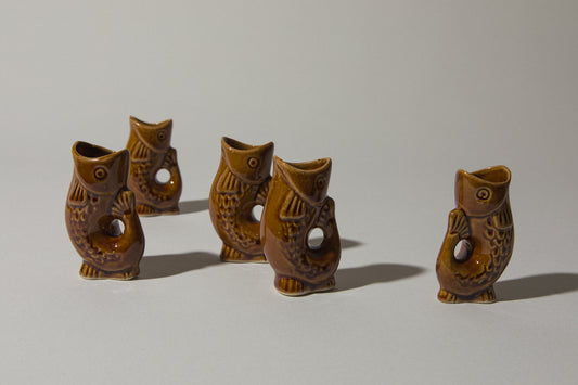 Set of five fish-shaped SHOOTER GLASSES _ 551