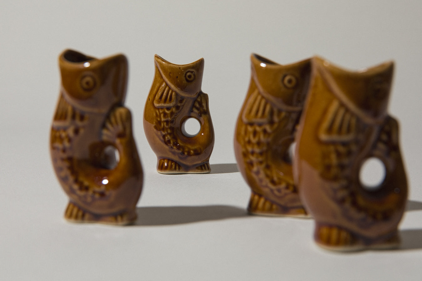 Set of five fish-shaped SHOOTER GLASSES _ 551