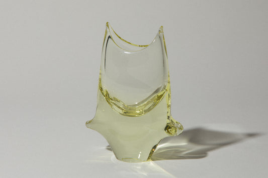 Yellow glass VASE _ 571