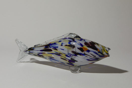 Speckled glass fish SCULPTURE