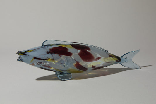 Speckled glass fish SCULPTURE