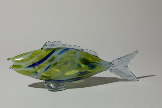 Speckled glass fish SCULPTURE
