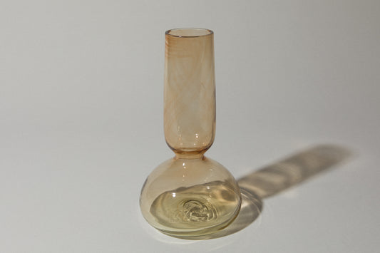Amber glass VASE