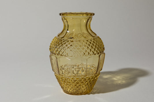 Amber glass VASE