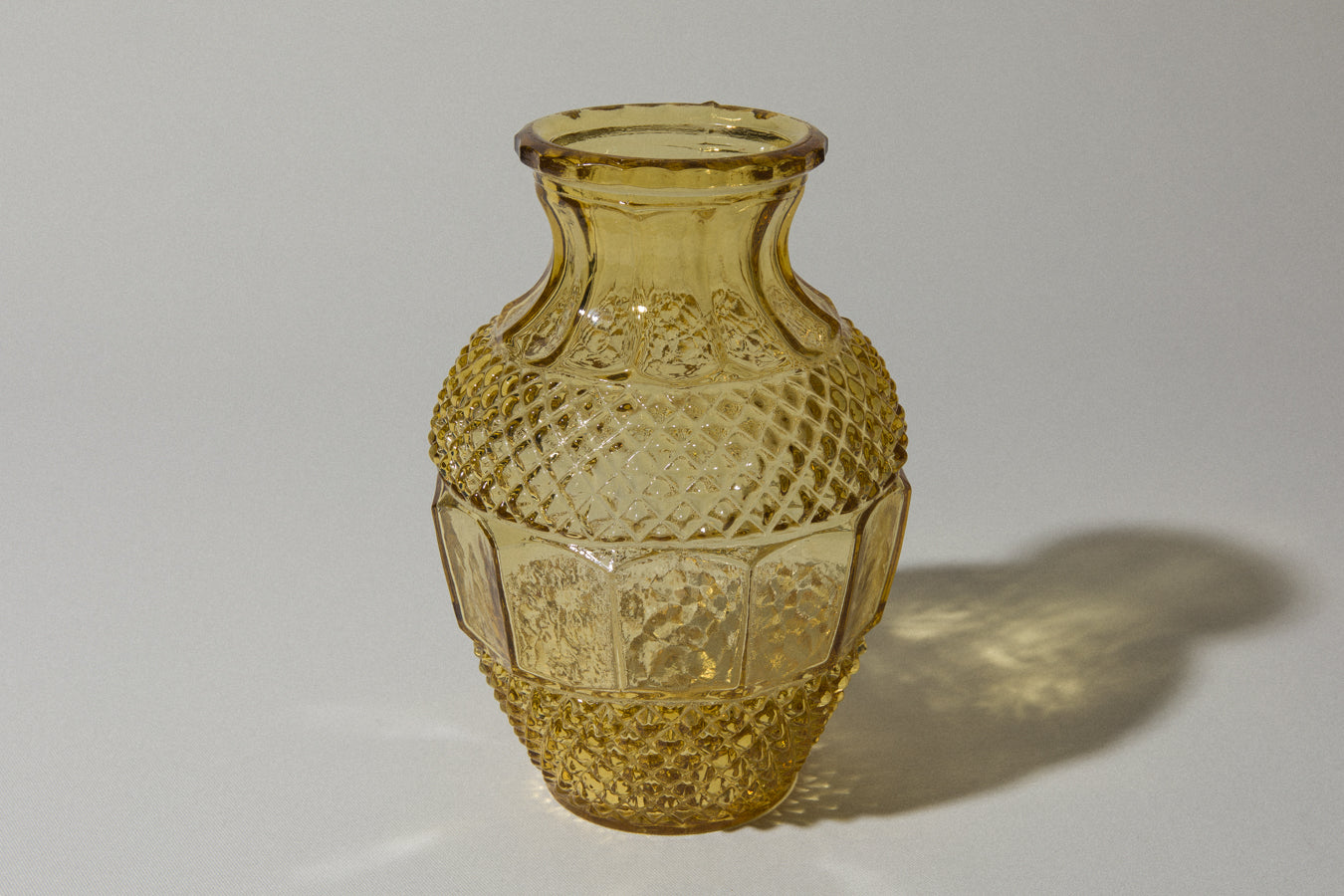 Amber glass VASE