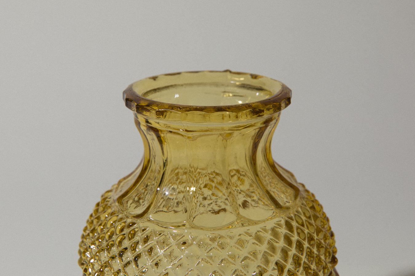 Amber glass VASE