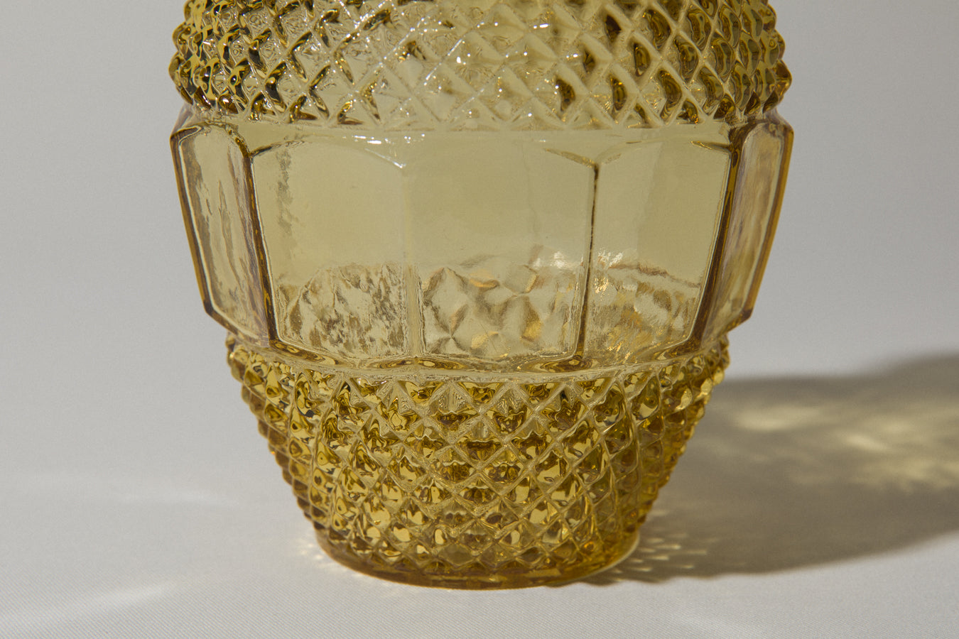 Amber glass VASE