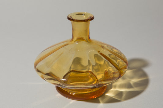 Amber glass VASE
