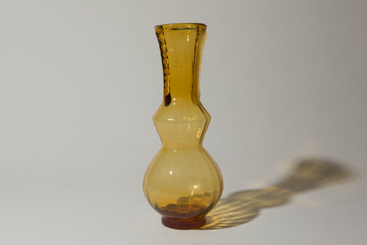 Amber glass VASE