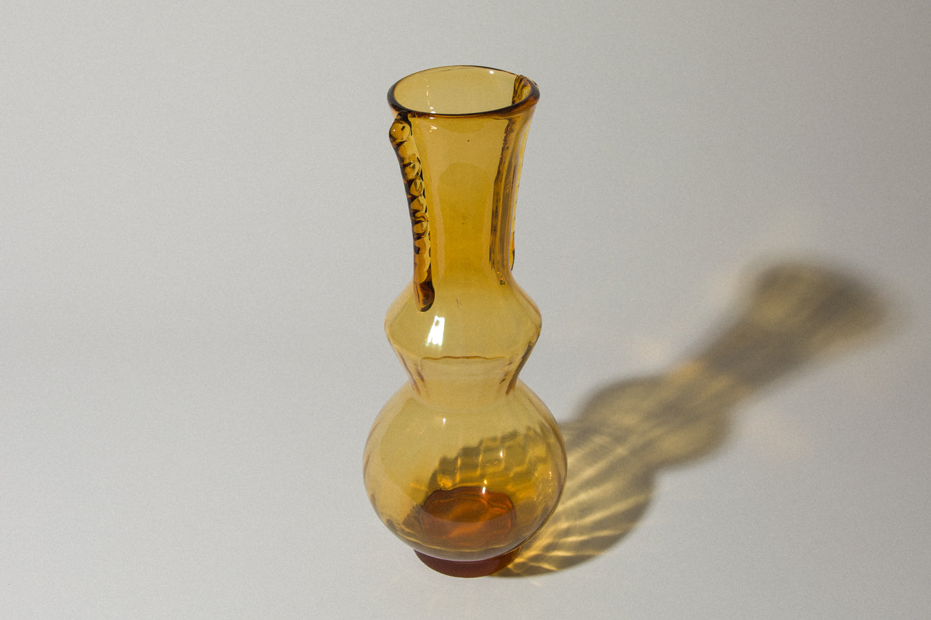 Amber glass VASE