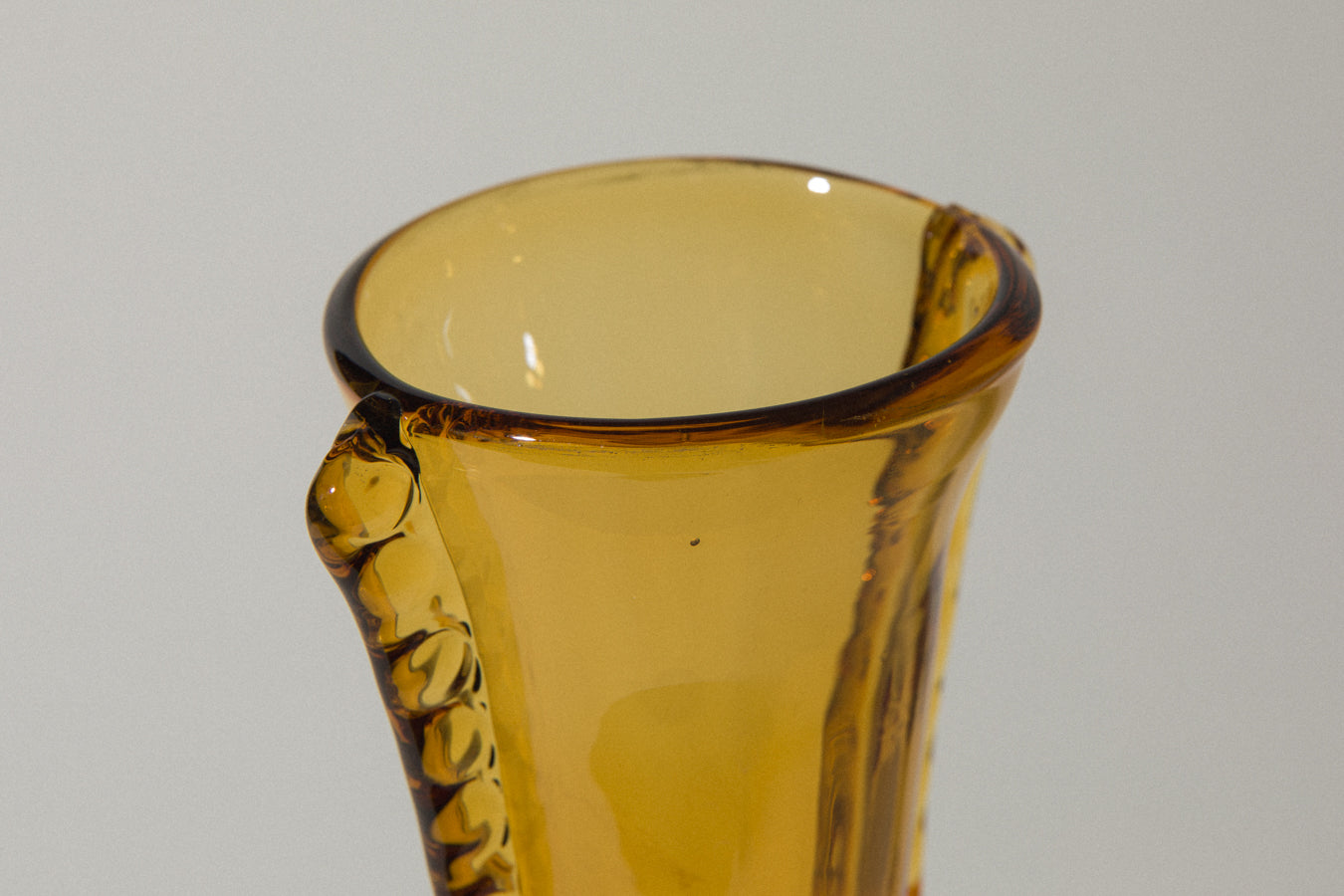Amber glass VASE