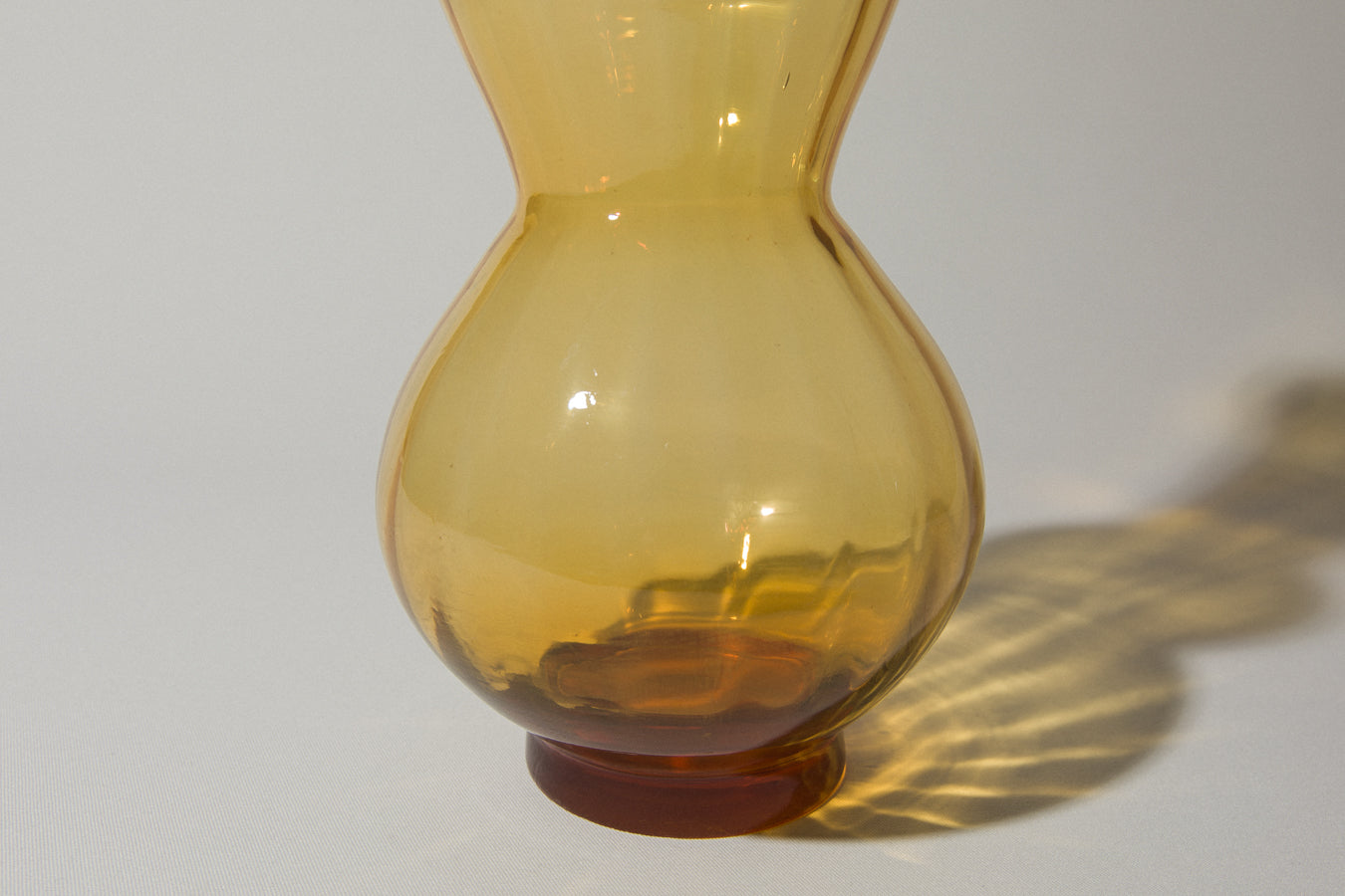 Amber glass VASE