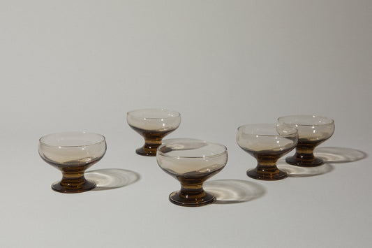 Smoke glass ICE-CREAM CUP