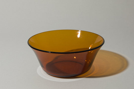 Amber glass BOWL