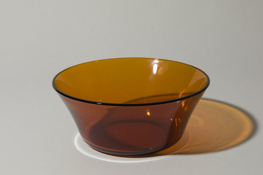 Amber glass BOWL
