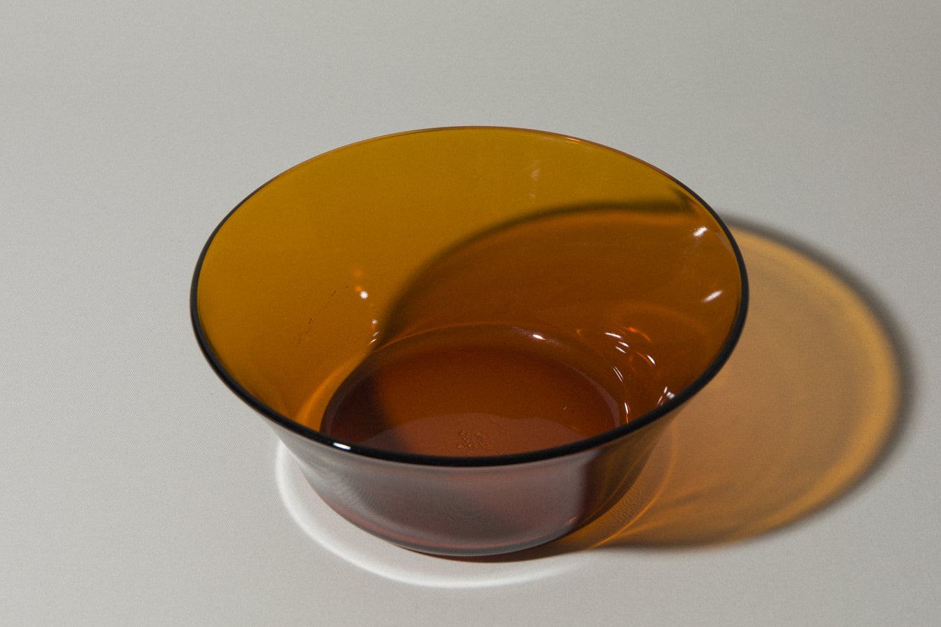 Amber glass BOWL