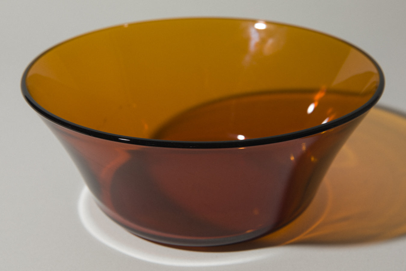 Amber glass BOWL