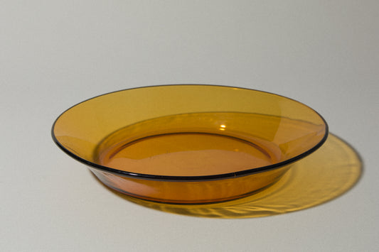 Amber SERVING BOWL