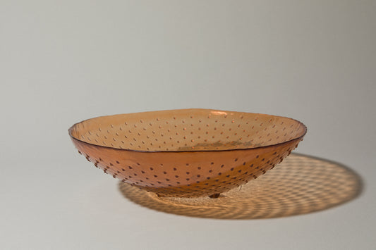 Amber glass BOWL