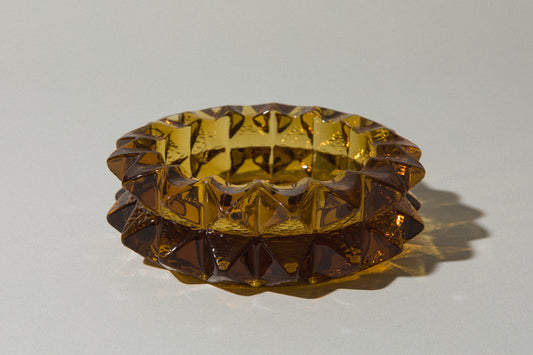 Amber glass BOWL