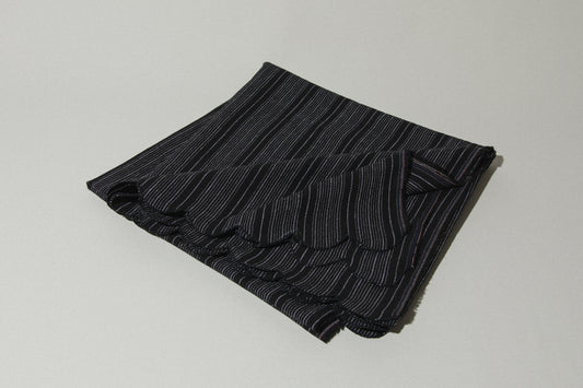 Black striped TABLECLOTH